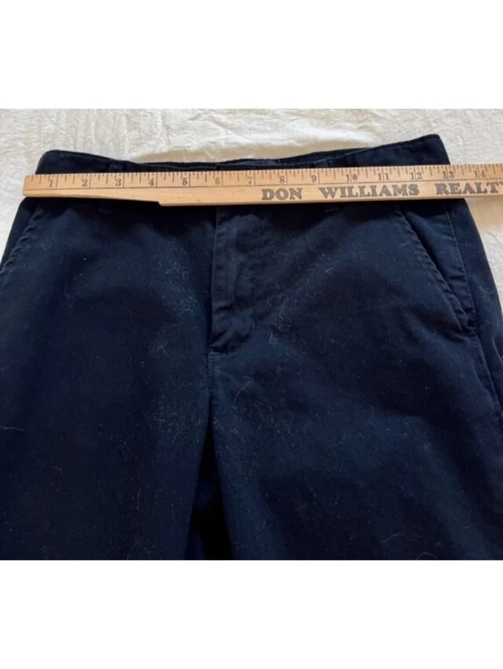 The Children's Place Black Trousers Buttoned Zipper Size 12. PreOwned Excellent